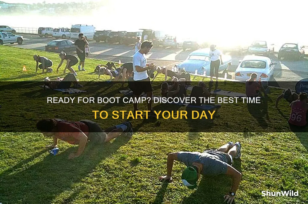 what time are you up for boot camp