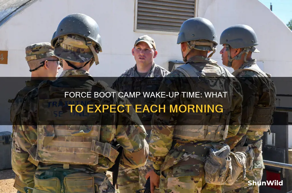 what time do you wake up in force boot camp