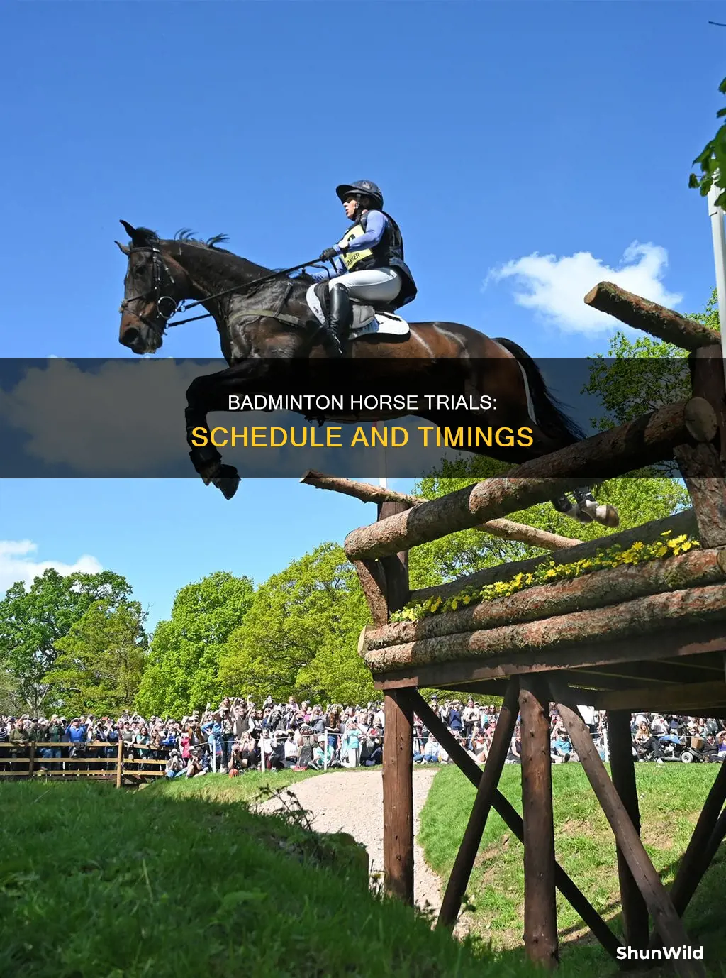 what time does badminton horse trials start