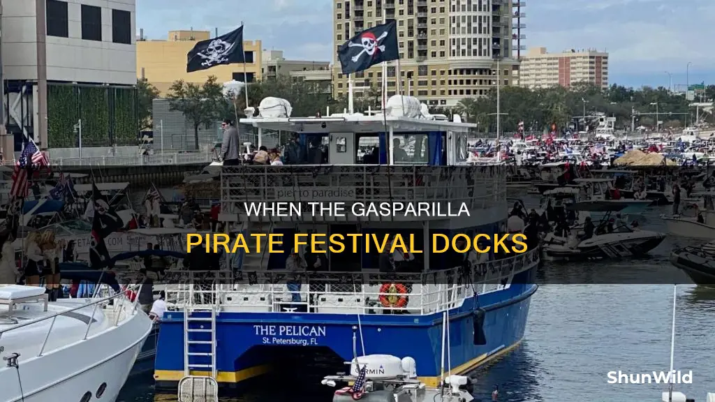 what time does the boat dock on gasparilla