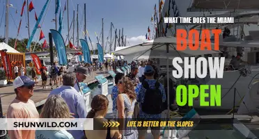 Miami Boat Show: Opening Times and More