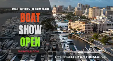 Boat Show Opening Times: Palm Beach Schedule