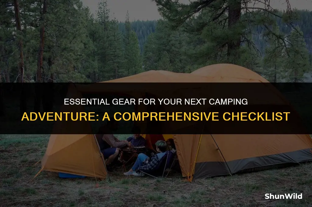 what to being to camp