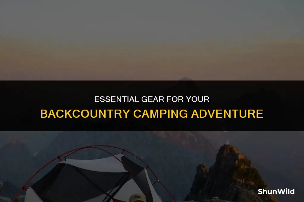 what to bring backcountry camping