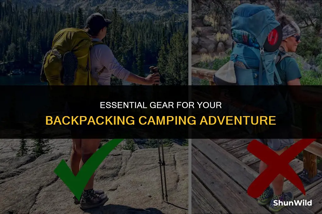 what to bring backpacking camping
