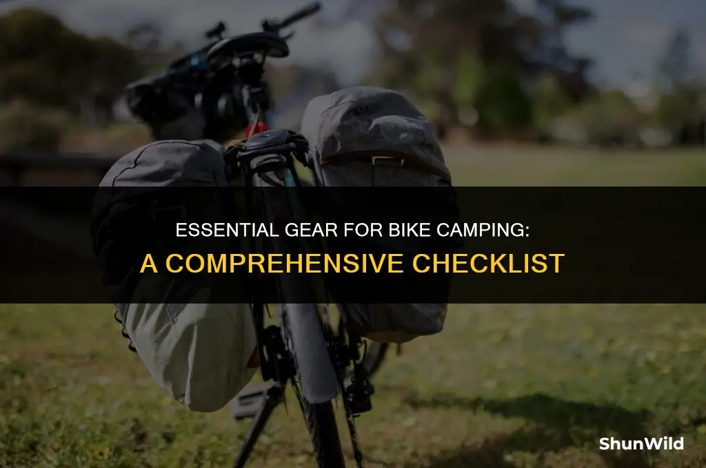 what to bring bike camping