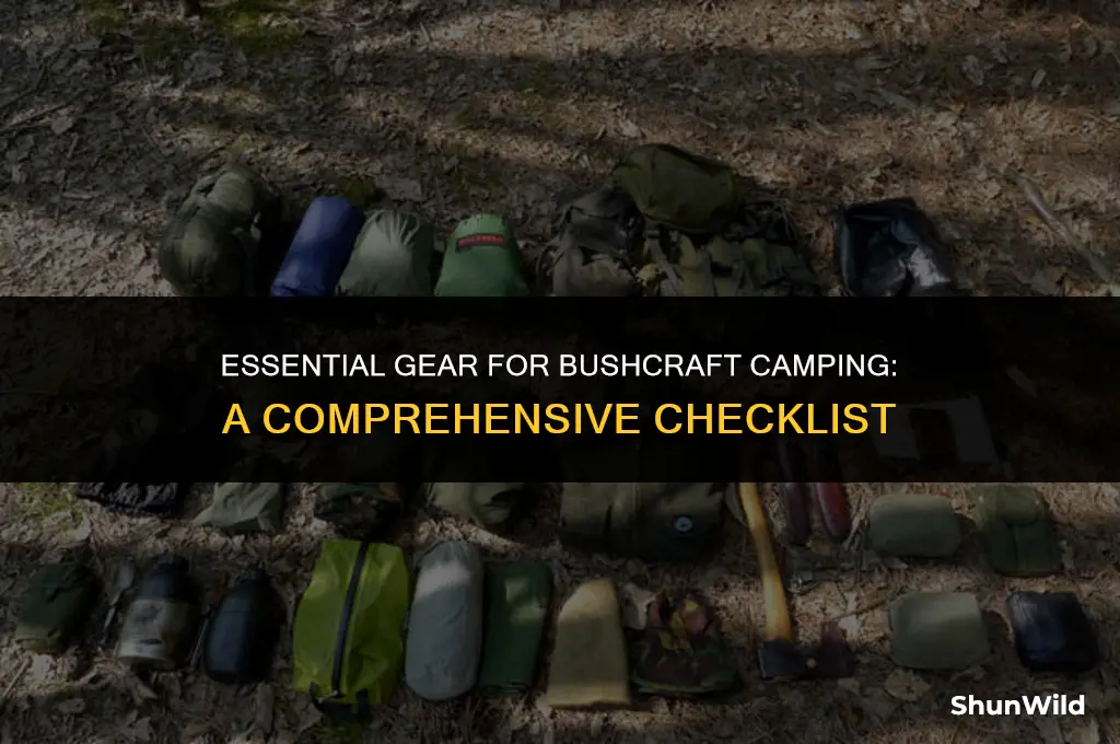 what to bring bushcraft camping