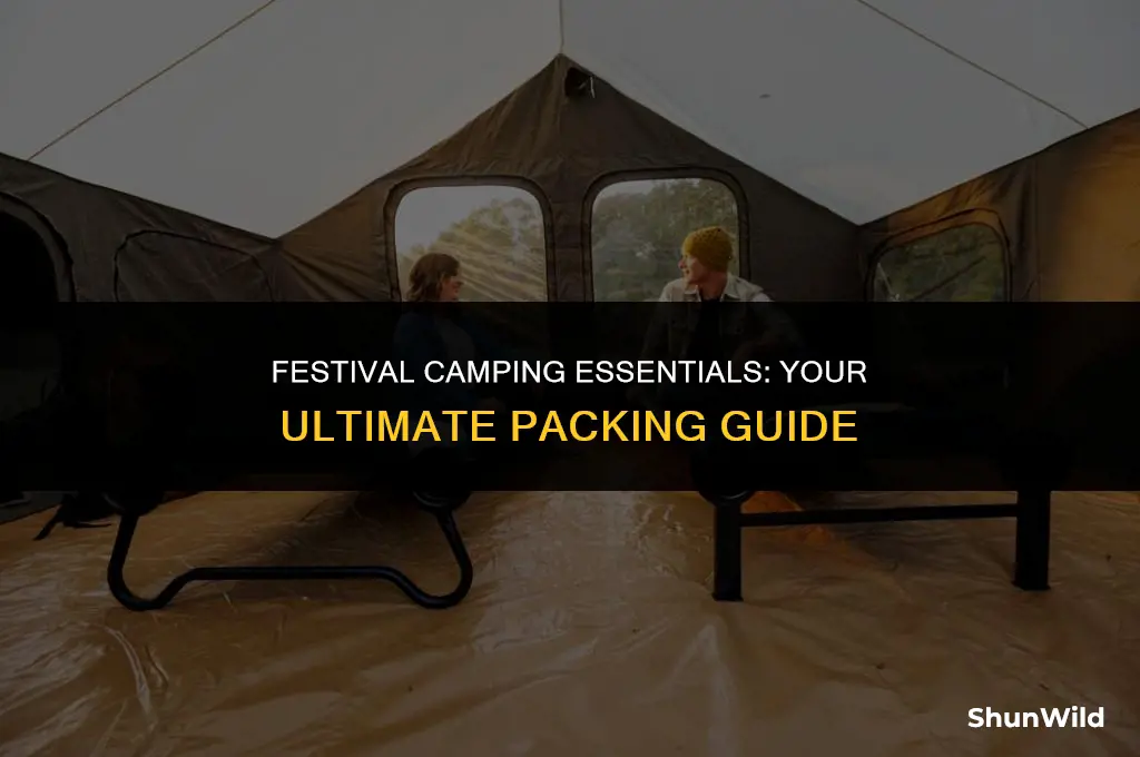 what to bring camping festival