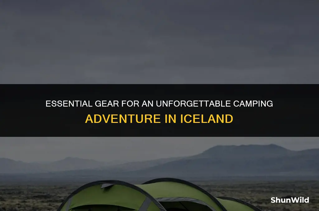 what to bring camping iceland