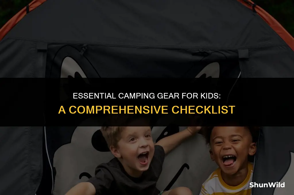 what to bring camping kids