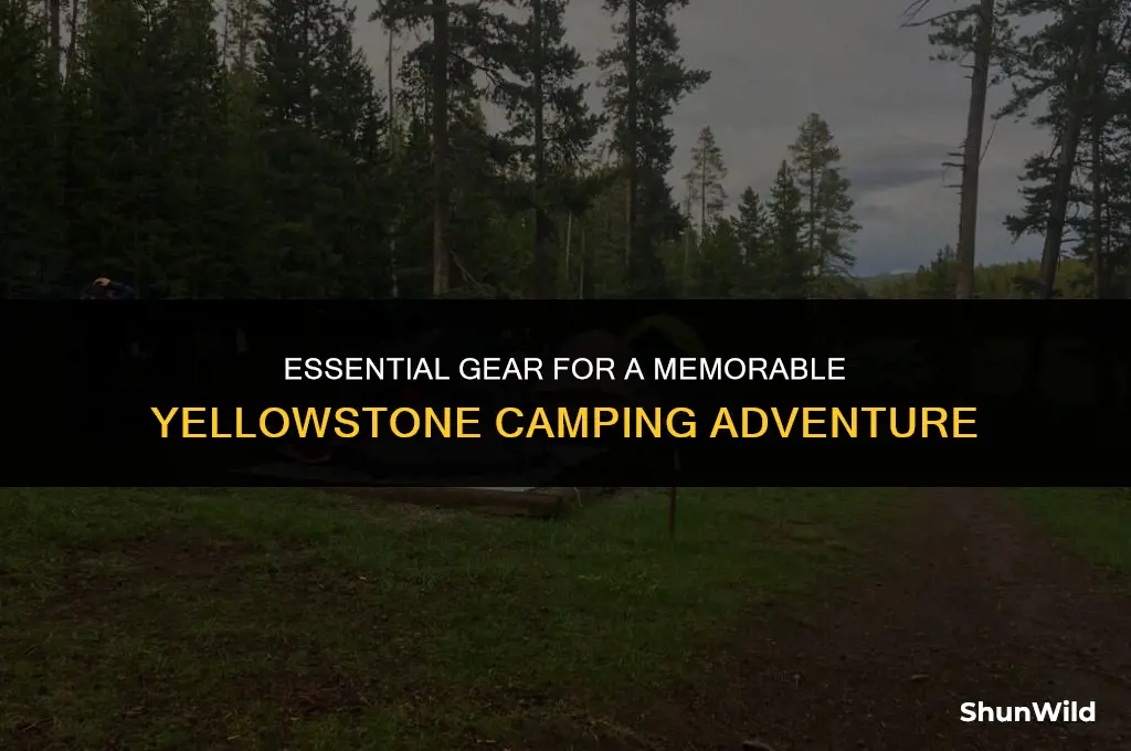 what to bring camping yellowstone