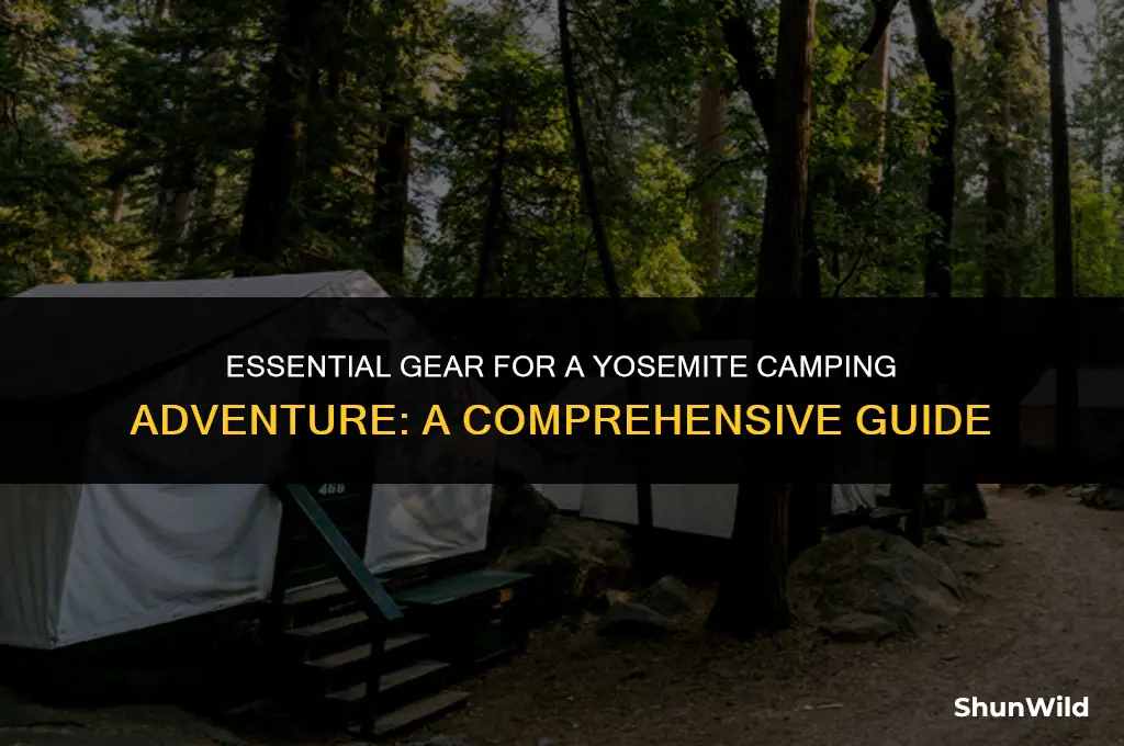 what to bring camping yosemite