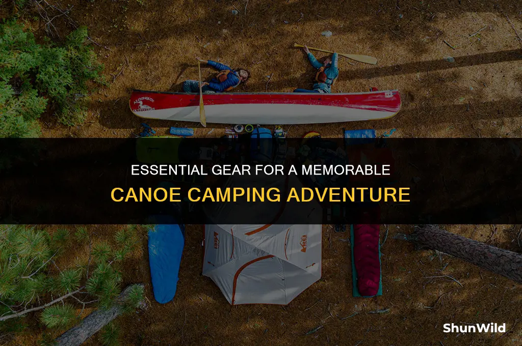 what to bring canoe camping