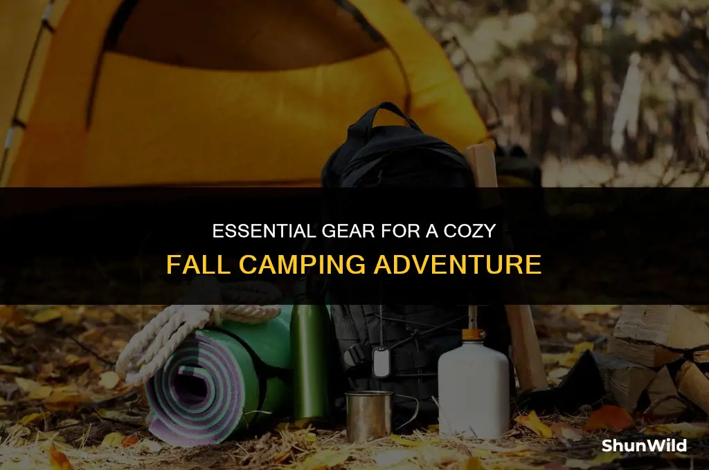 what to bring fall camping