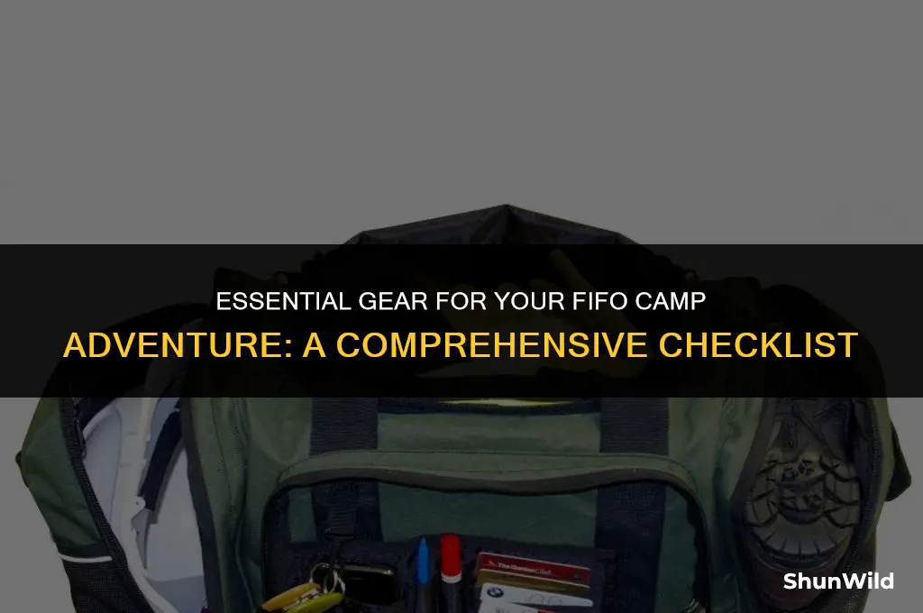 what to bring fifo camp