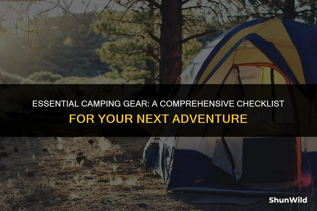 what to brong camping