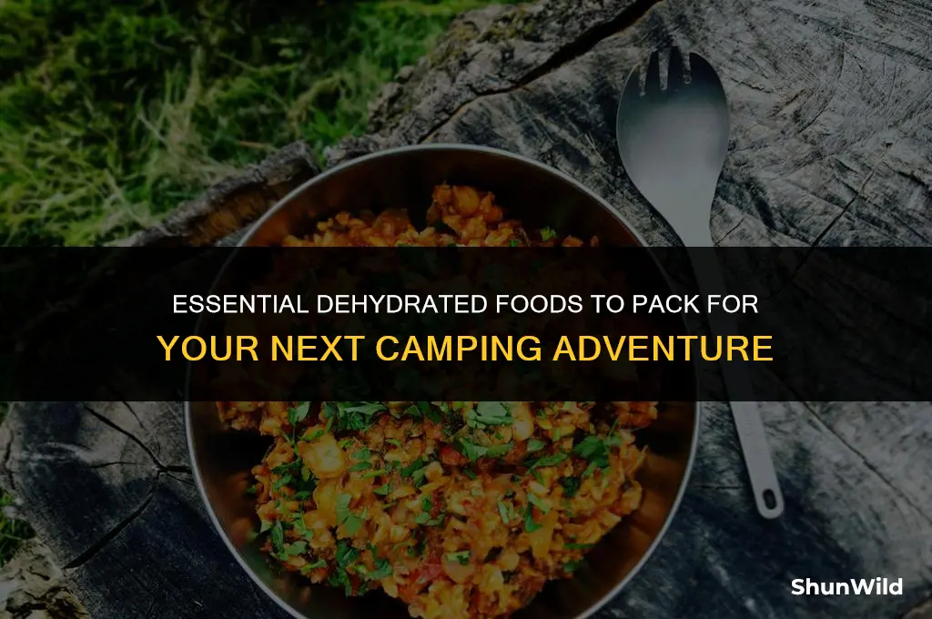 what to dehydrate for camping