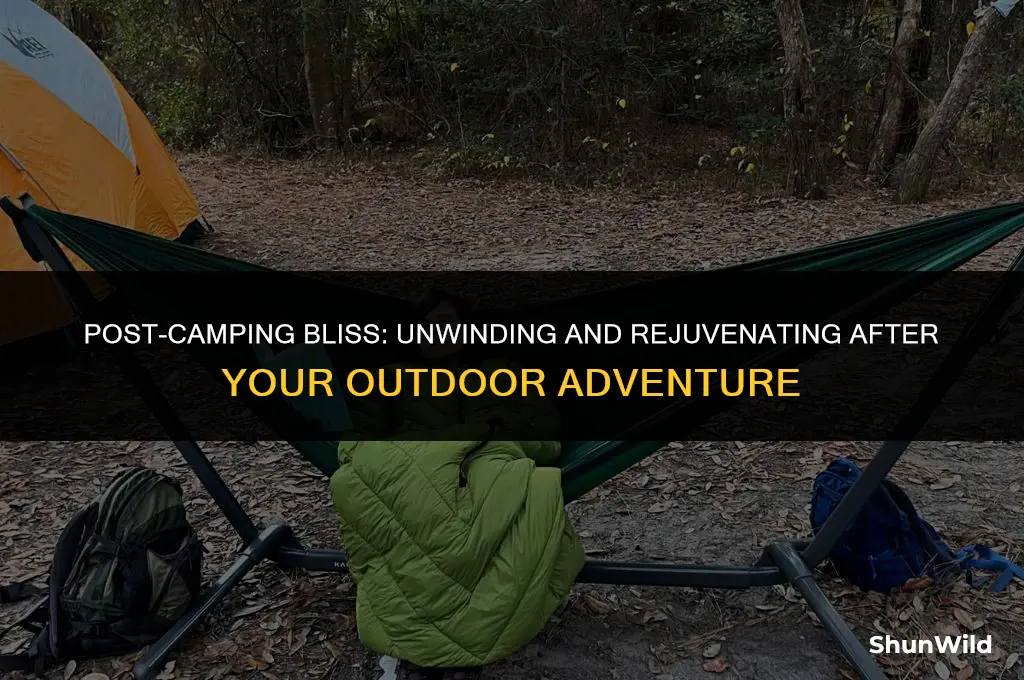 what to do after camping