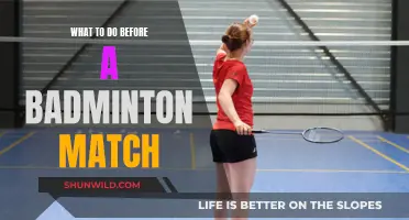 Strategies to Implement Before a Badminton Match