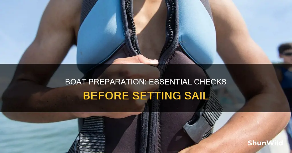 what to do before going on boat rdr