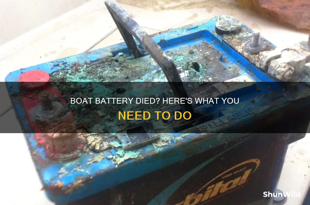 what to do if boat battery dies