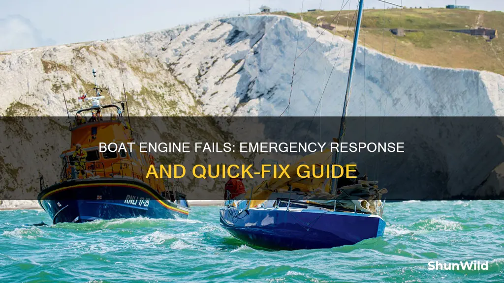 what to do if boat engine fails