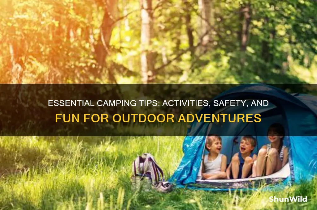 what to do when camping