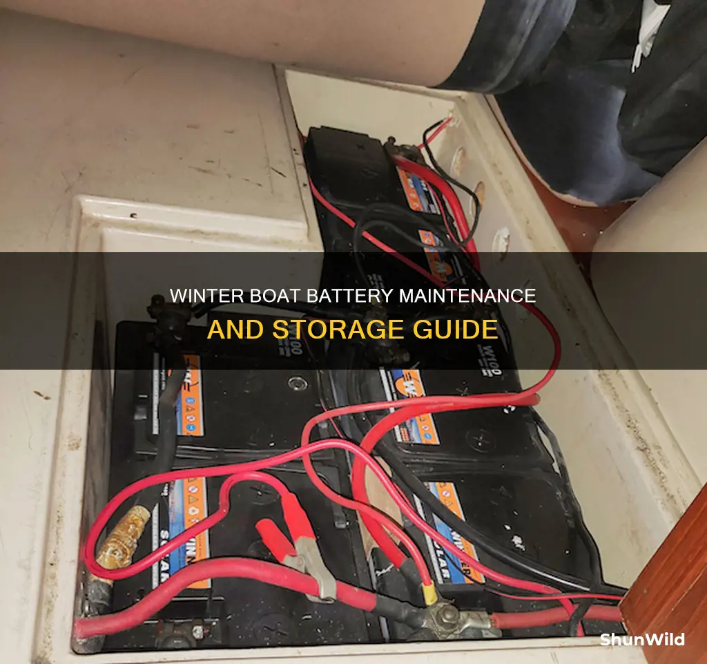 what to do with boat batteries in winter