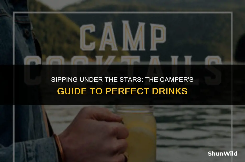 what to drink when camping