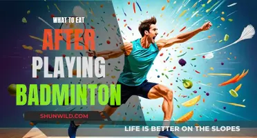 Post-Badminton Nutrition: What to Eat After a Game
