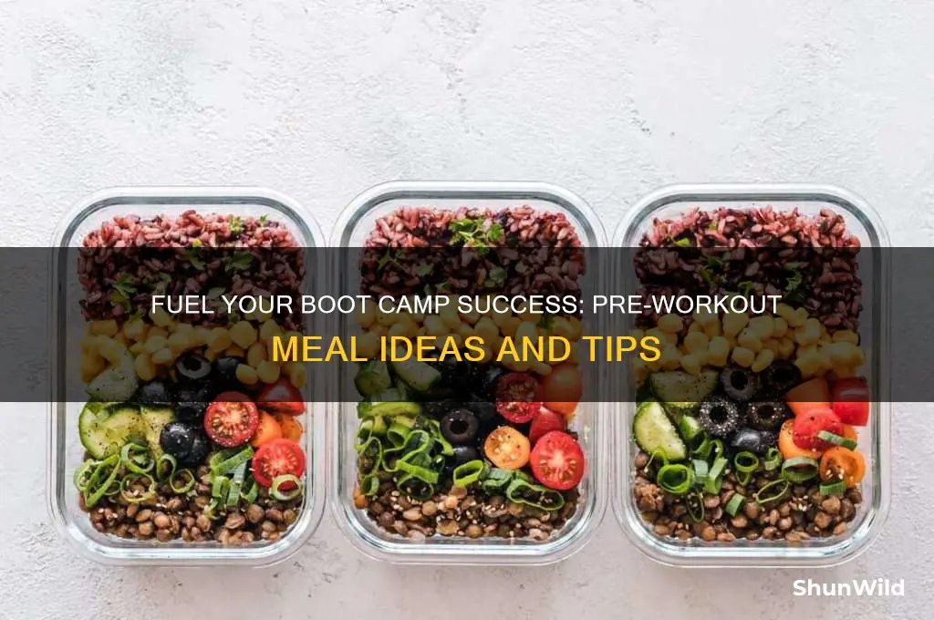 what to eat before boot camp