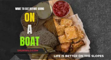 Smart Eating Before Setting Sail