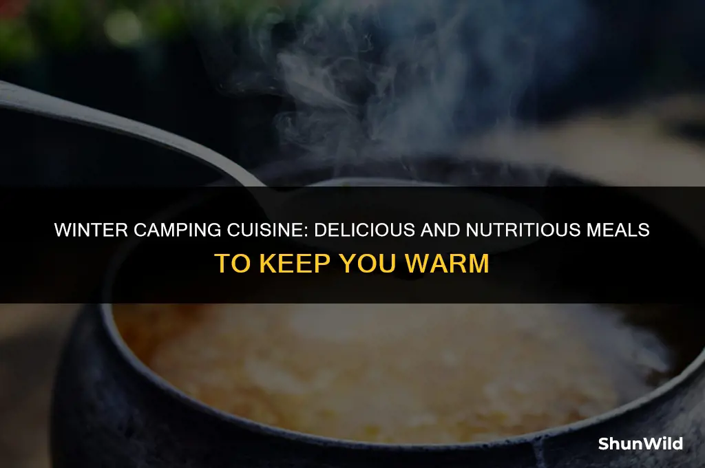 what to eat winter camping