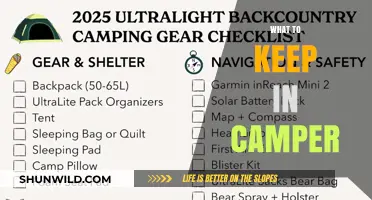 Essential Items to Pack for Your Camper Adventure