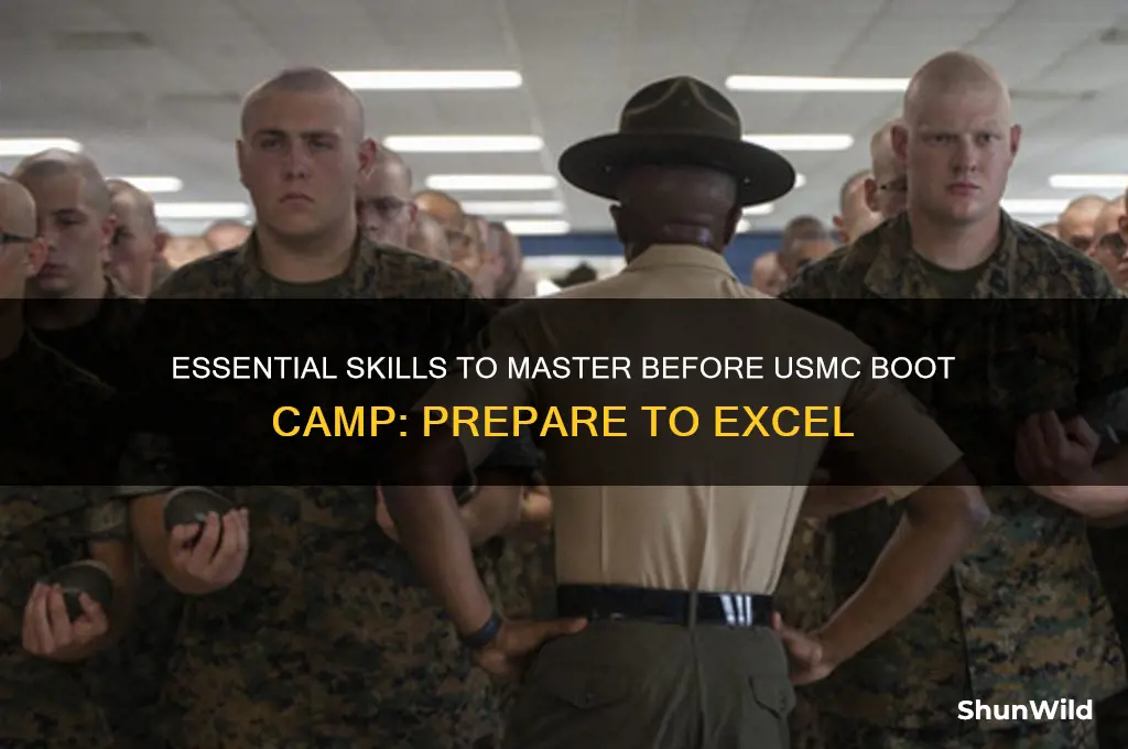what to learn before usmc boot camp