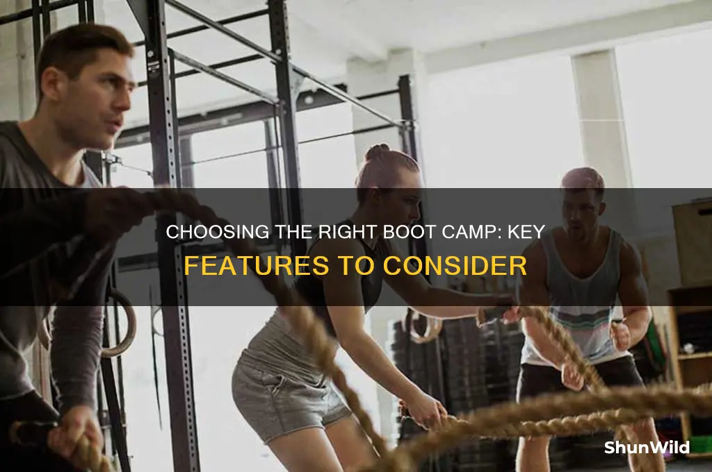 what to look for in a boot camp