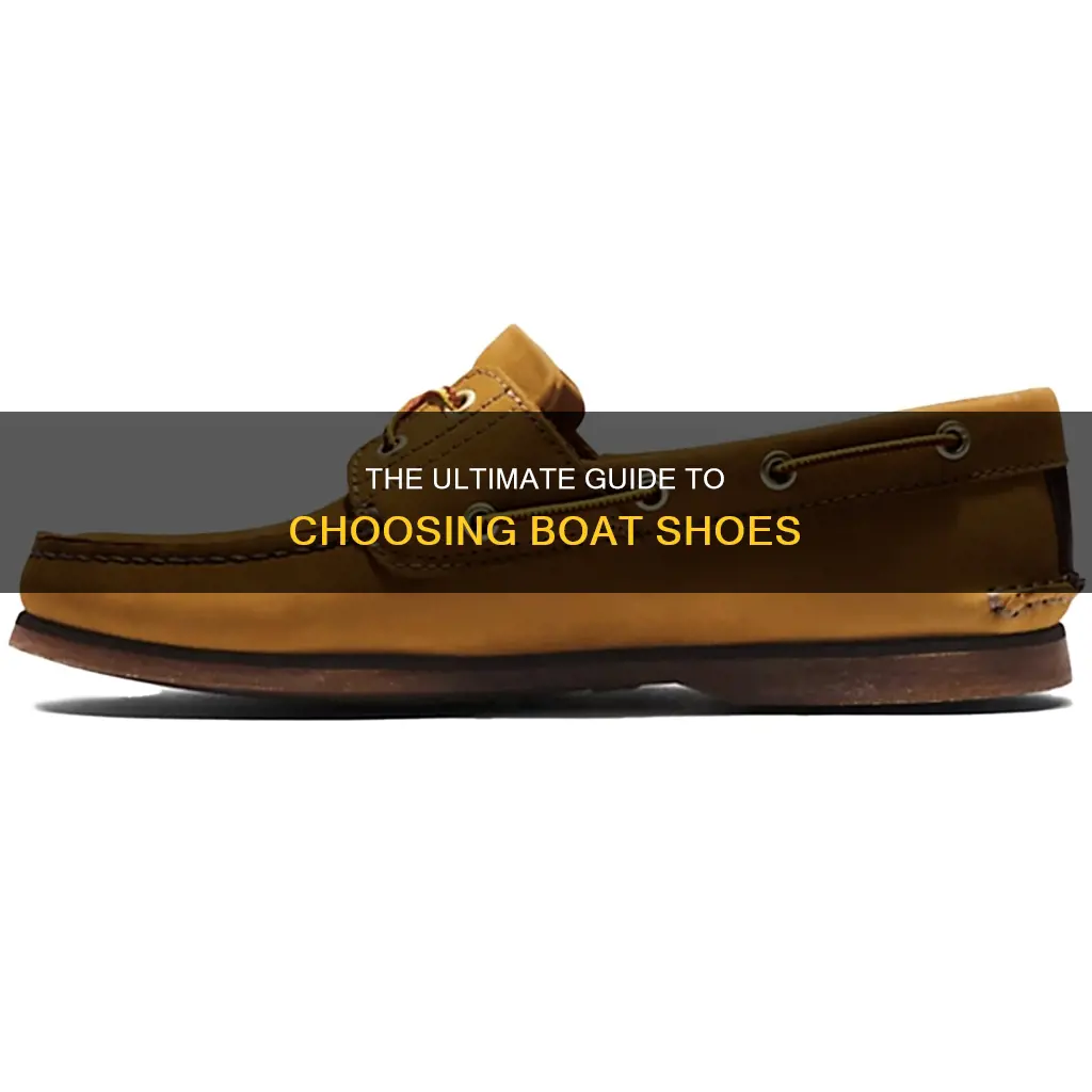 what to look for in boat shoes