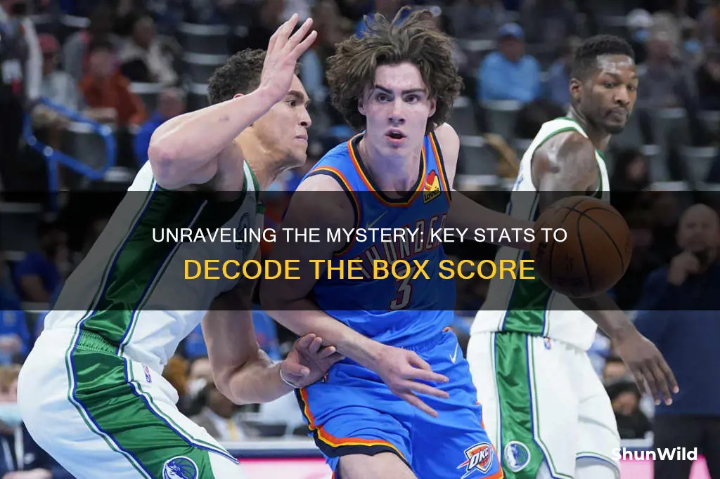 what to look for in the basketball box score