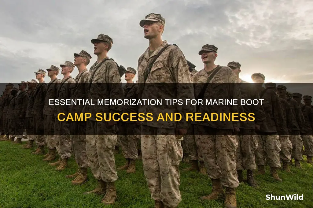 what to memorize before marine boot camp