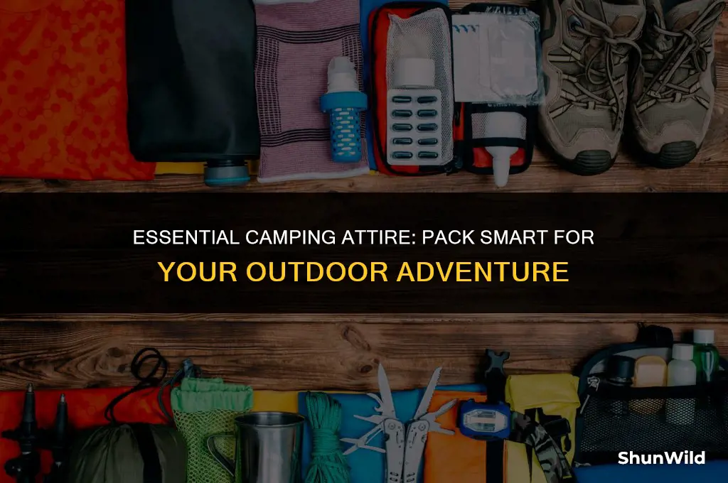 what to pack camping clothes