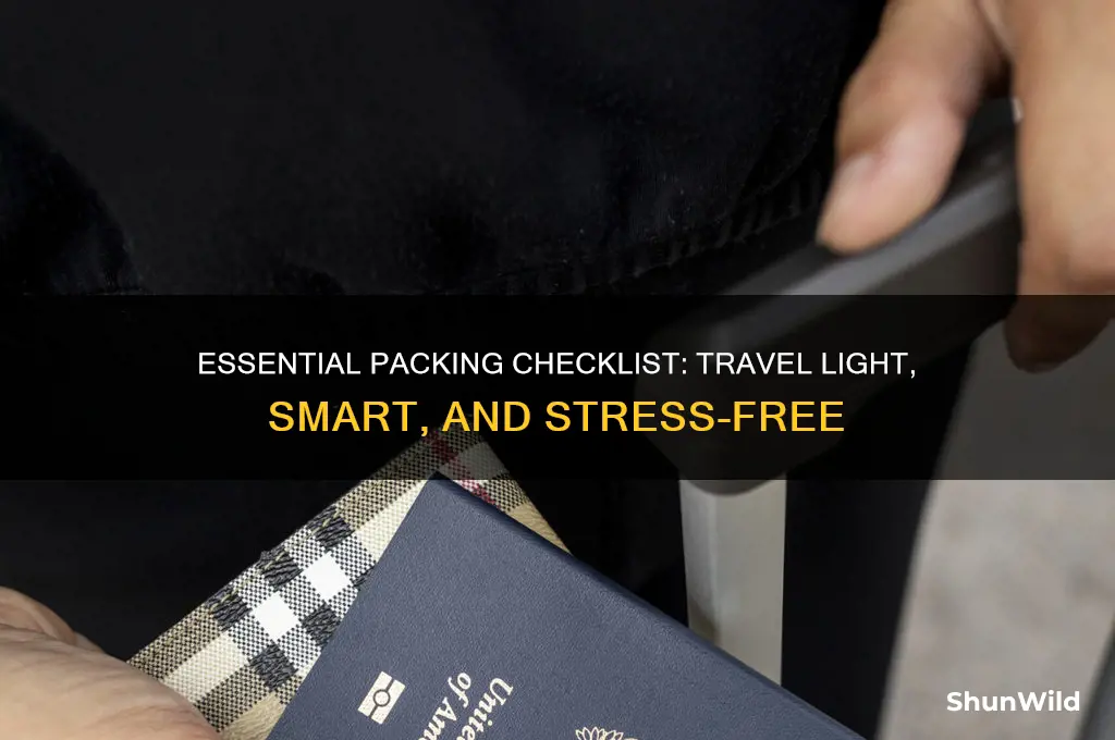 what to pack checklist