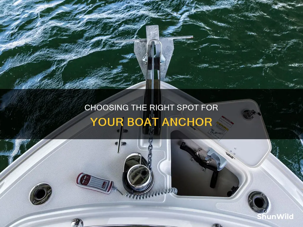 what to put a boat anchor in