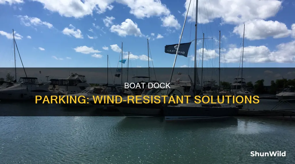 what to put on boat dock to park in wind