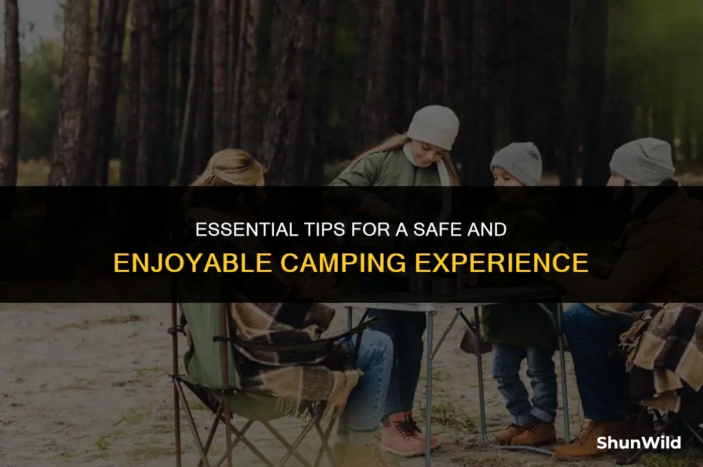 what to remember when camping