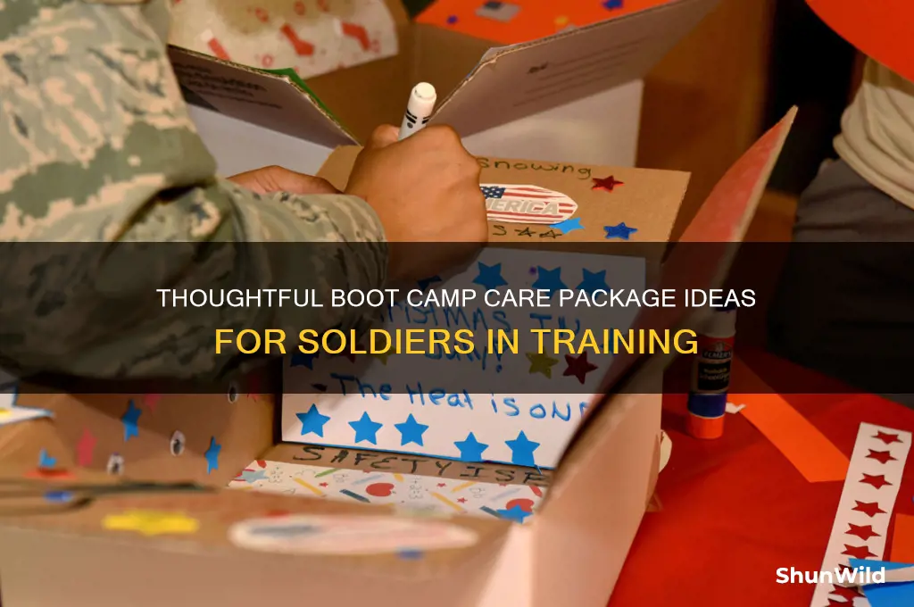 what to send a soldier in boot camp