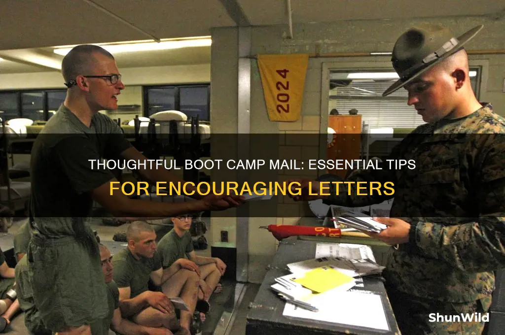 what to send in a letter to boot camp