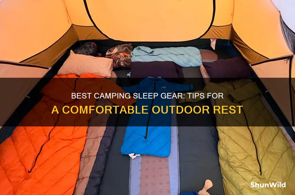 what to sleep on camping