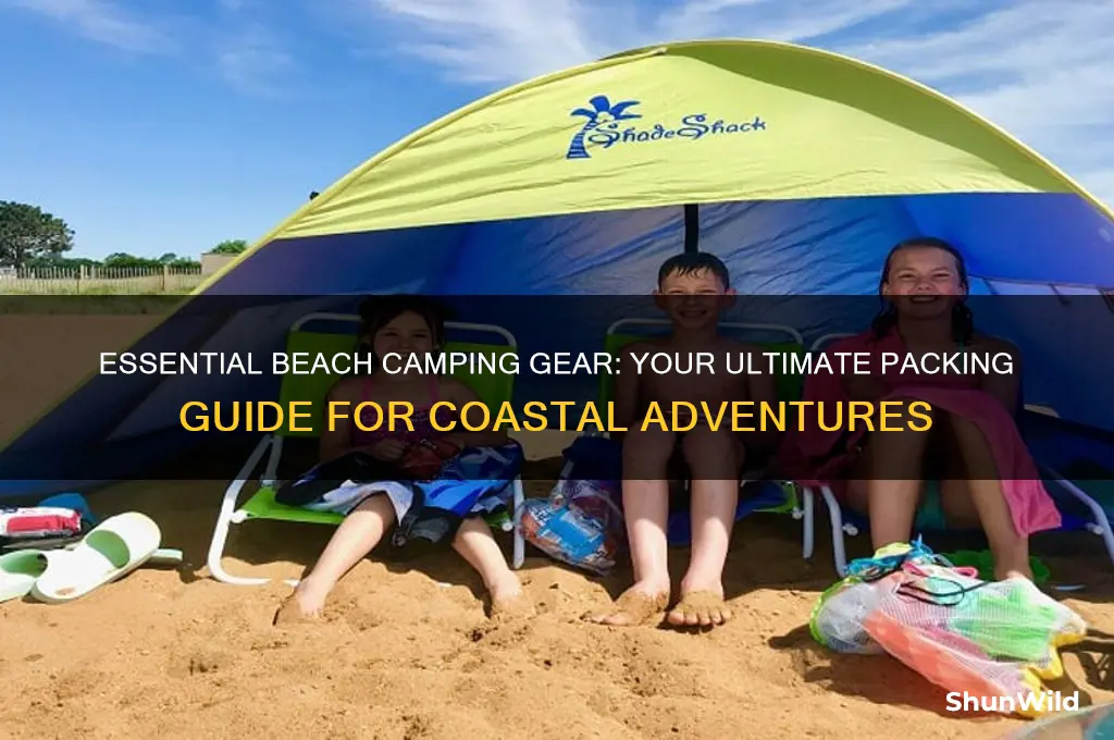 what to take beach camping
