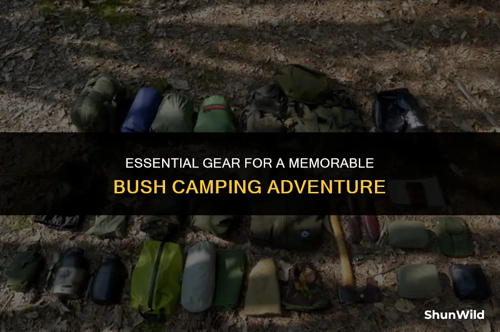 what to take bush camping