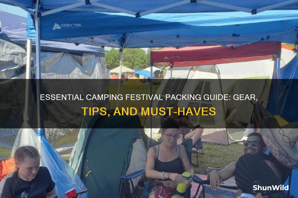 what to take camping festival